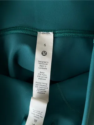 Lululemon wunder train high rise shorts 6 teal lagoon thumbnail 6