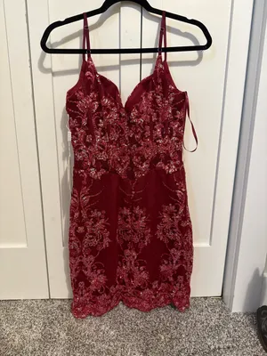 Stacey’s homecoming dress Red thumbnail 4