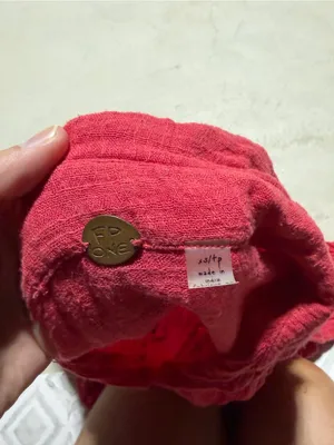 Free people FP one Red Button-Front Textured daydream Shirt XS thumbnail 7