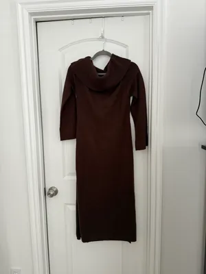 Lane201 Chocolate Off The Shoulder Dress thumbnail 4