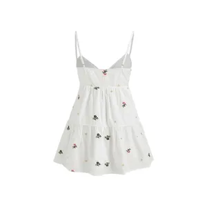 Modcloth NWT Cider Floral Embroidered Mini Dress Medium thumbnail 6