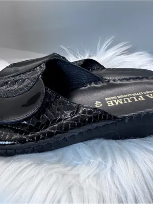 Paola Adjustable Leather Slide Sandals Women’s Size 40 Made in Italy thumbnail 7