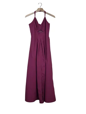BTFBM Women's S V-Neck Cutout Strappy Maxi Dress thumbnail 2