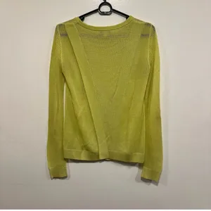 CAbi Light Yellow Knit sweater casual top. Size XS thumbnail 5