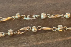 Vintage Ball And Link Chain Bracelet thumbnail 3