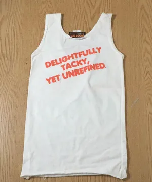 B62 #11 Hooters Girl Worn Uniform Tank From Charlotte North Carolina Xs thumbnail 5