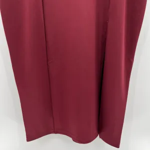 Showpo Big Ideas Midi Dress Size 16 Red Cocktail Thigh Leg Slit Bodycon S005820‎ thumbnail 4