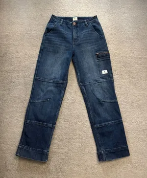 Ripton & Co Jeans Hiker Blue Denim Cargo Pocket Women’s thumbnail 1