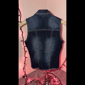 Maurices Dark Indigo Denim Vest thumbnail 3