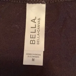 Bella Canvas Ladies black racer back tank, size M thumbnail 6