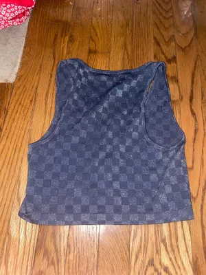 Aeropostale checkered tank top thumbnail 2