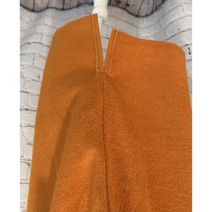 Anthropologie Cowl Neck Oversized Women's Orange Sweater Size Medium thumbnail 5