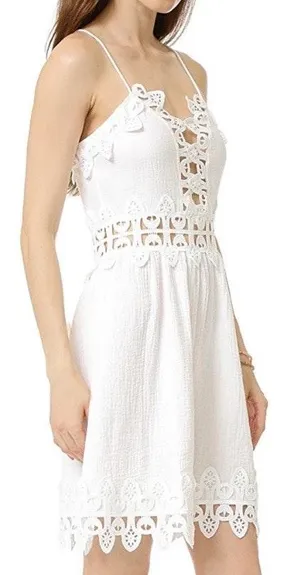 Saylor Crochet Lace Dress thumbnail 1
