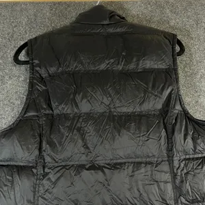 J. Jill Womens Black Down Puffer Vest‎ Quilted Sherpa Lined Mock Neck XL thumbnail 11