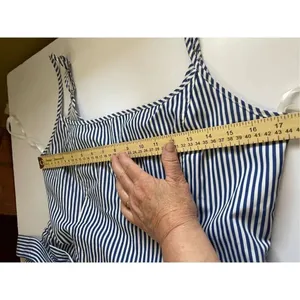 In The Beginning size L sides stripes bows sundress thumbnail 4