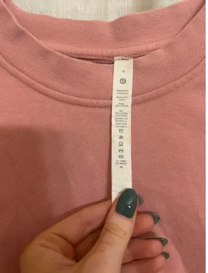 Lululemon Perfectly Oversized Scuba Crewneck Pullover Brier Rose thumbnail 5