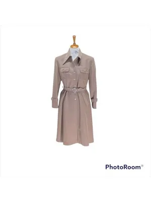 Xin Xin Trench Coat Beige Size M Vintage Preppy Neutral Old Money Spring Classic thumbnail 2