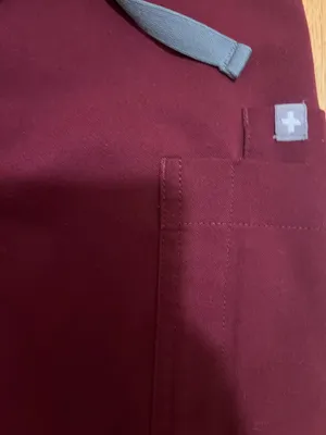 Maroon FIGS Scrub Pants thumbnail 4