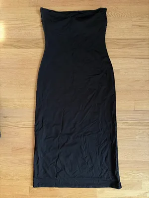 House of Harlow 1960 Strapless Black Midi Dress thumbnail 2