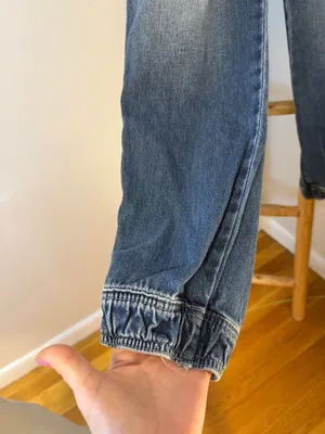 Abercrombie & Fitch Denim Jean Joggers Medium Vintage Y2K thumbnail 2