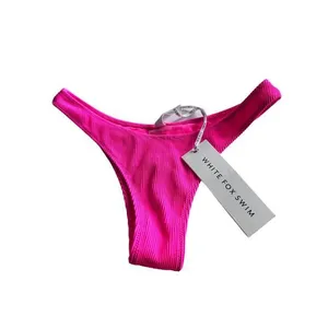 NWT White Fox Swim Del‎ Marcos Swim neon pink Bottoms Small thumbnail 1
