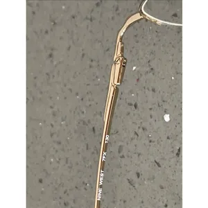 Nine West 21 Eyeglasses Frames ONLY 46-19-130 7FX Gold half rim pink tortoise thumbnail 7
