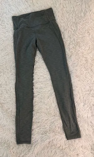 Athleta Gray Tall Leggings High Rise Stretch Yoga Workout Pants M thumbnail 1
