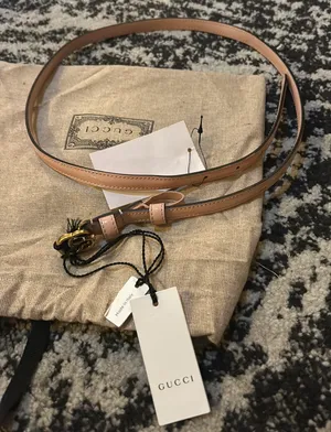 Gucci GG Mousse Top Patent Leather Belt size 85 thumbnail 5