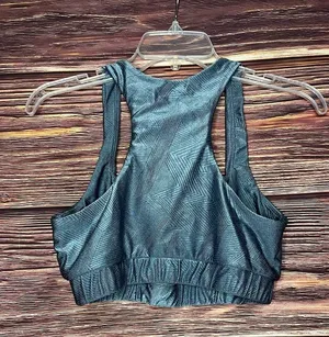 Lola Getts Blue Sports Bra. Size Large. thumbnail 4