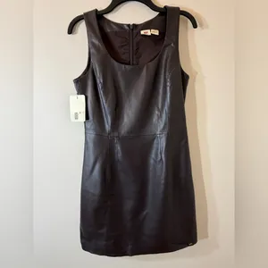 NWT Levi’s Penny Faux leather dress, size S thumbnail 4