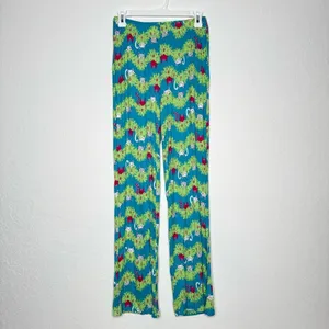 Nite Nite Munki Munki Christmas Tree Pajama Set Playful Cats Xmas XS thumbnail 4