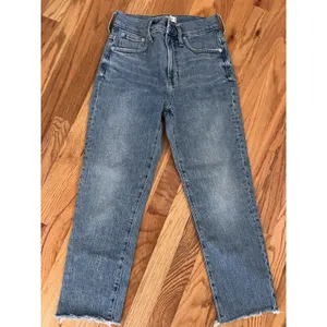 Madewell Jeans Womens 23 Blue The Perfect Vintage Crop Fray Hem Denim‎ Stretch thumbnail 4