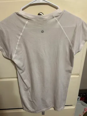 Lululemon White Swiftly Tech Short Sleeve thumbnail 3