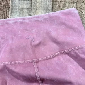 JoyLab Pink Acid Wash Ruffle Hem High Waisted Yoga Leggings Womens XS thumbnail 8