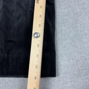 J McLaughlin Pants Womens 10 Black Velvet Dress Straight Leg Pockets Made USA thumbnail 6