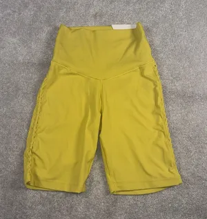 offline by aerie hi rise shorts bike Chartreuse NWT Xs thumbnail 1