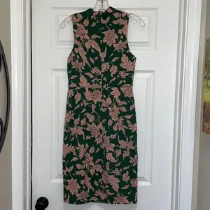 Lulu’s Carriage Tour Pink and Green Floral Print Sleeveless Dress thumbnail 7
