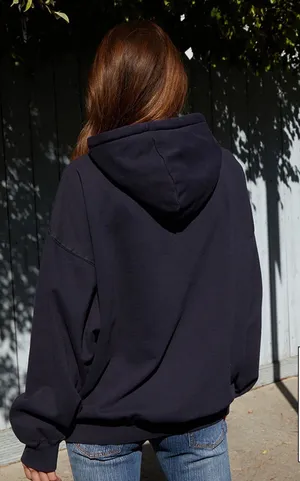 Brandy Melville Navy Hoodie thumbnail 2