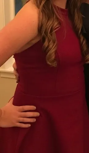 Burgundy dress from lulus  thumbnail 2