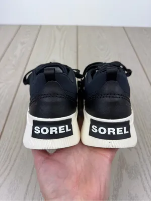 Sorel Women's Out N About IV Low Women's Waterproof Sneaker US7 Black Gum 2 $100 thumbnail 6
