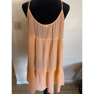 Aerie Magic Hour Coverup Dress M color main mango thumbnail 6