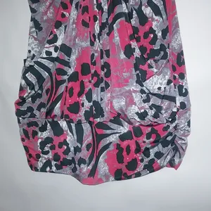 Wet Seal S Black Pink Leopard Bubble Top thumbnail 8