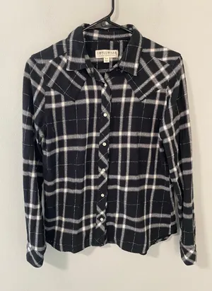 Idyllwind Miranda Lambert Pearl Snap Western Flannel Shirt Women’s Small thumbnail 1