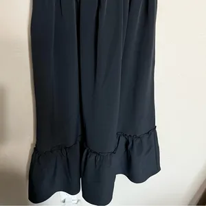 Hill House The Nap Louisa Black Puff Sleeve Smocked Waist Tiered Midi Dress‎ thumbnail 7