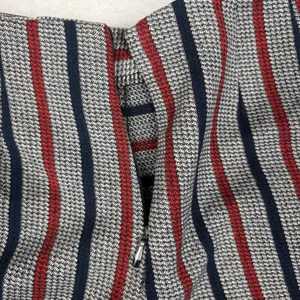ZARA Trafaluc Striped Micro Skort Women's XS Red Blue Mini Pockets Preppy Chic thumbnail 9