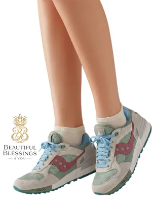 2023 Discontinued Saucony Shadow 5000 Galapagos Multicolor Blue Footy Booby thumbnail 1