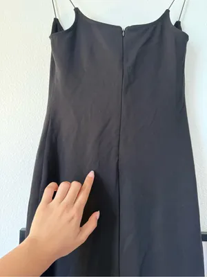 NWT Camila Coelho Nova Maxi Dress Spaghetti-Strap with Thigh Slit thumbnail 7