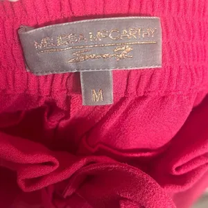 ✨Melissa McCarthy Seven7 Pink Tie Front Sz Medium Pants✨ thumbnail 7