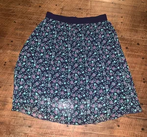 Lularoe Jill layered semi sheer elastic waist 2x modest skirt thumbnail 1