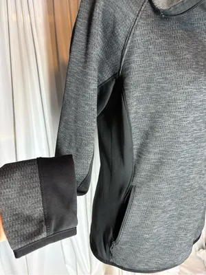 The North Face Women's Charcoal Gray Hooded Zip Jacket Size M thumbnail 5